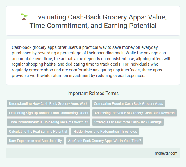 Evaluating Cash-Back Grocery Apps: Value, Time Commitment, and Earning Potential