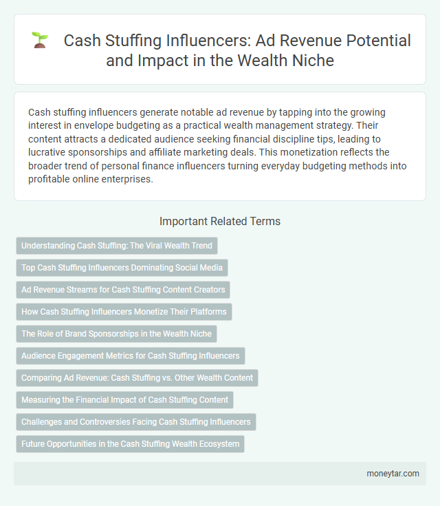Cash Stuffing Influencers: Ad Revenue Potential and Impact in the Wealth Niche