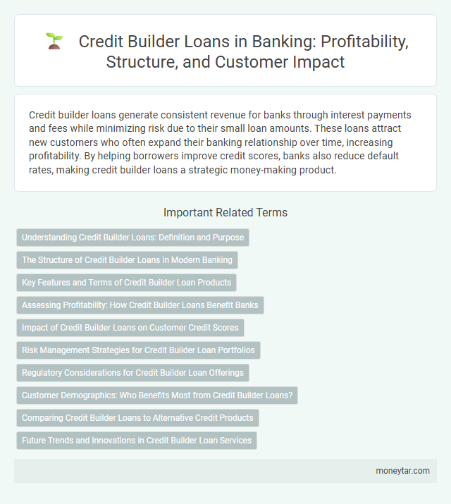Credit Builder Loans in Banking: Profitability, Structure, and Customer Impact