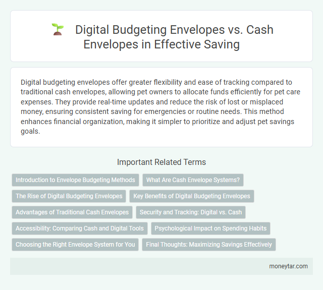 Digital Budgeting Envelopes vs. Cash Envelopes in Effective Saving