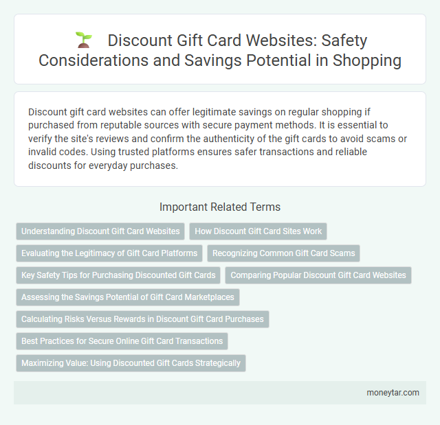 Discount Gift Card Websites: Safety Considerations and Savings Potential in Shopping