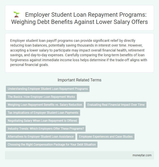 Employer Student Loan Repayment Programs: Weighing Debt Benefits Against Lower Salary Offers