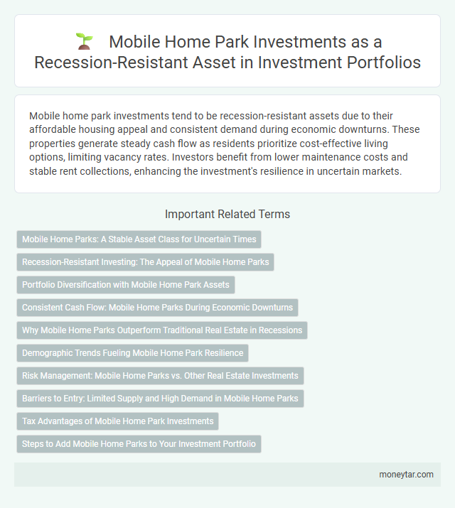 Mobile Home Park Investments as a Recession-Resistant Asset in Investment Portfolios