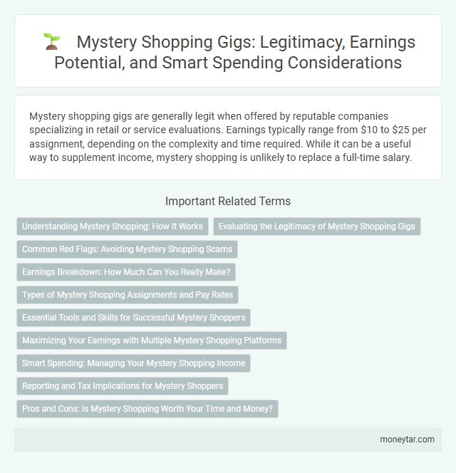 Mystery Shopping Gigs: Legitimacy, Earnings Potential, and Smart Spending Considerations