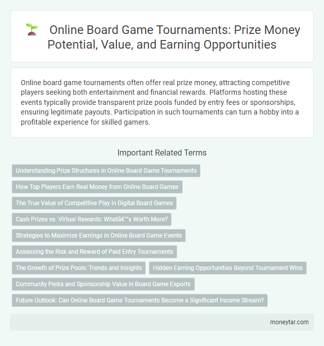 Online Board Game Tournaments: Prize Money Potential, Value, and Earning Opportunities