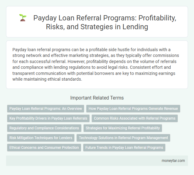 Payday Loan Referral Programs: Profitability, Risks, and Strategies in Lending