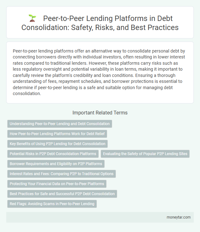 Peer-to-Peer Lending Platforms in Debt Consolidation: Safety, Risks, and Best Practices