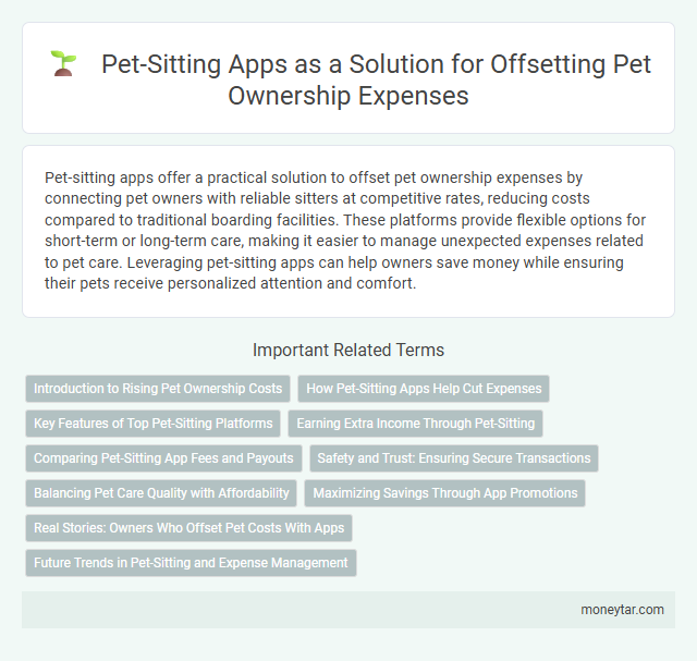 Pet-Sitting Apps as a Solution for Offsetting Pet Ownership Expenses