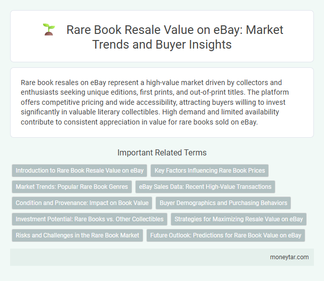 Rare Book Resale Value on eBay: Market Trends and Buyer Insights