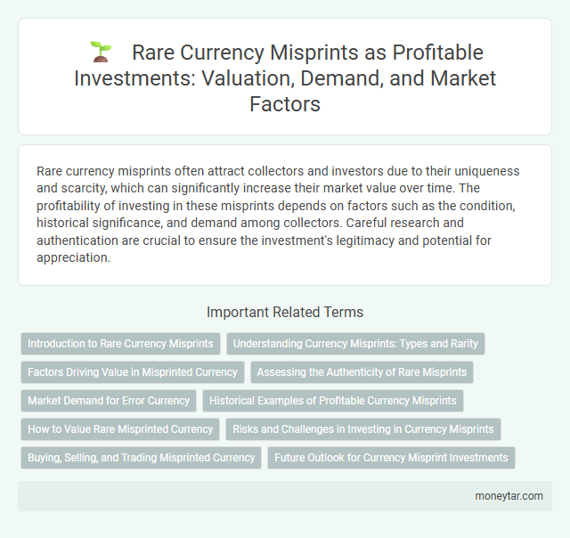 Rare Currency Misprints as Profitable Investments: Valuation, Demand, and Market Factors