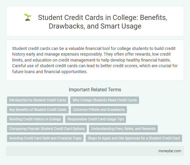 Student Credit Cards in College: Benefits, Drawbacks, and Smart Usage