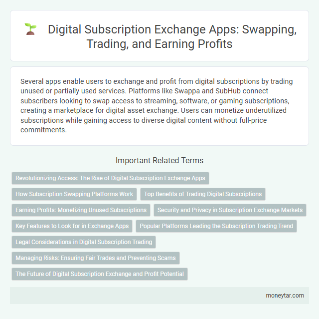 Digital Subscription Exchange Apps: Swapping, Trading, and Earning Profits
