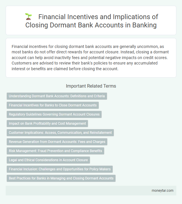 Financial Incentives and Implications of Closing Dormant Bank Accounts in Banking