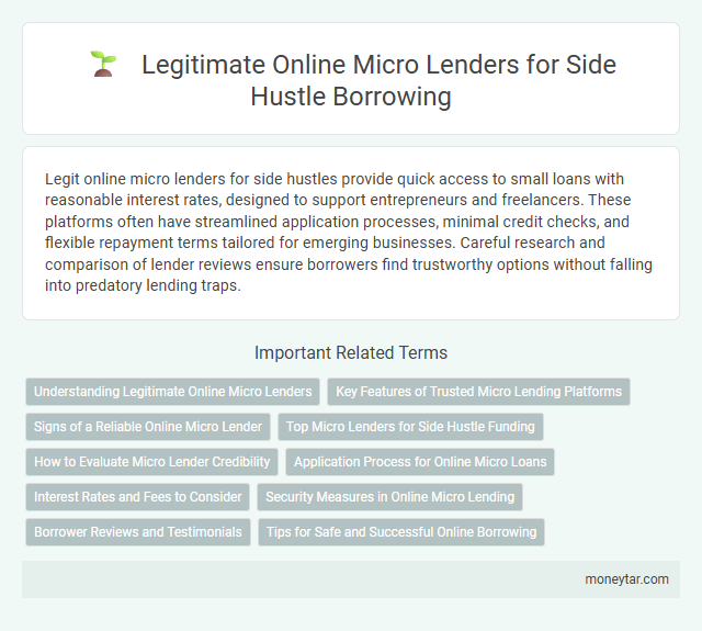 Legitimate Online Micro Lenders for Side Hustle Borrowing