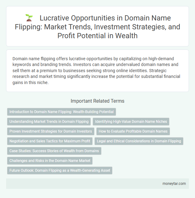 Lucrative Opportunities in Domain Name Flipping: Market Trends, Investment Strategies, and Profit Potential in Wealth