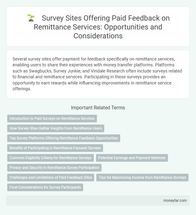 Survey Sites Offering Paid Feedback on Remittance Services: Opportunities and Considerations