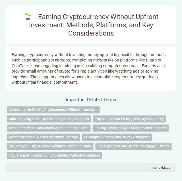 Earning Cryptocurrency Without Upfront Investment: Methods, Platforms, and Key Considerations