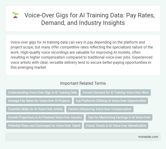 Voice-Over Gigs for AI Training Data: Pay Rates, Demand, and Industry Insights