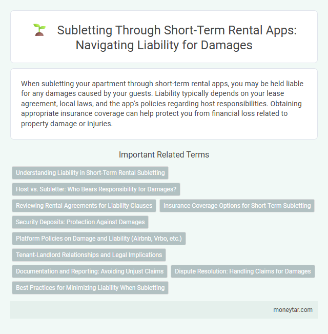 Subletting Through Short-Term Rental Apps: Navigating Liability for Damages