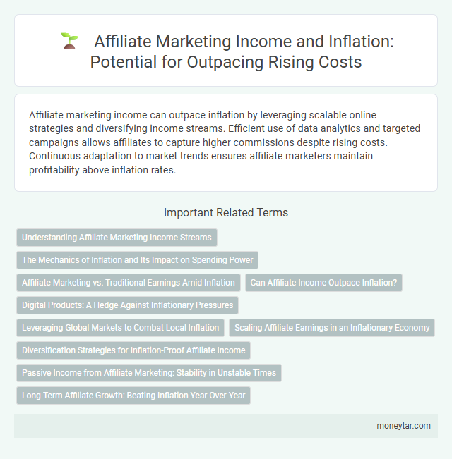 Affiliate Marketing Income and Inflation: Potential for Outpacing Rising Costs