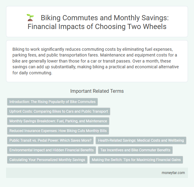 Biking Commutes and Monthly Savings: Financial Impacts of Choosing Two Wheels