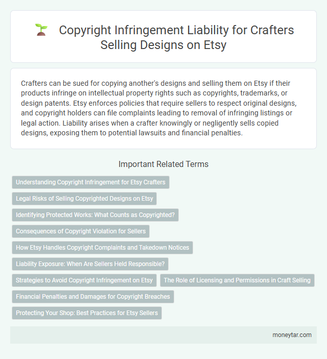 Copyright Infringement Liability for Crafters Selling Designs on Etsy