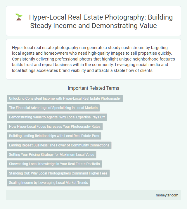 Hyper-Local Real Estate Photography: Building Steady Income and Demonstrating Value