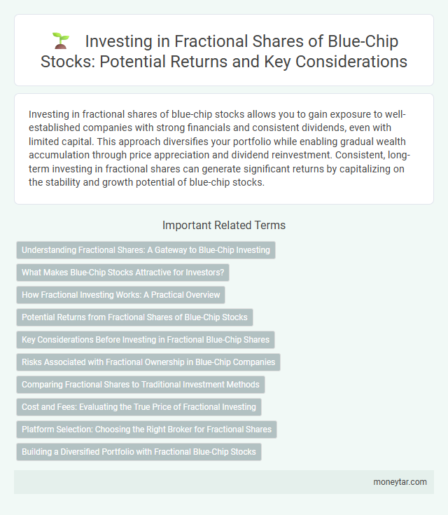Investing in Fractional Shares of Blue-Chip Stocks: Potential Returns and Key Considerations