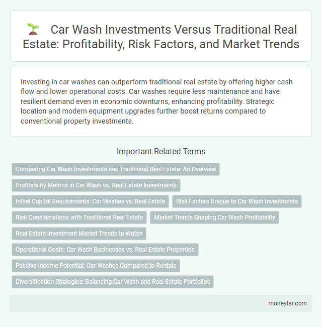 Car Wash Investments Versus Traditional Real Estate: Profitability, Risk Factors, and Market Trends