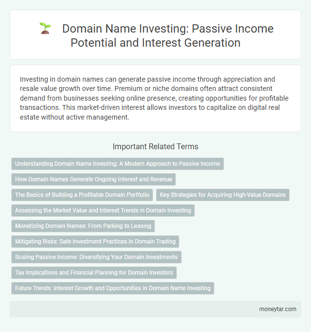 Domain Name Investing: Passive Income Potential and Interest Generation