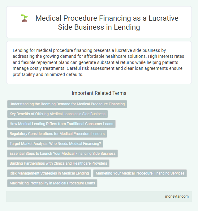 Medical Procedure Financing as a Lucrative Side Business in Lending