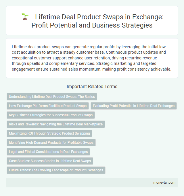Lifetime Deal Product Swaps in Exchange: Profit Potential and Business Strategies
