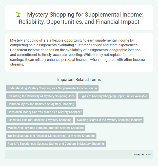 Mystery Shopping for Supplemental Income: Reliability, Opportunities, and Financial Impact