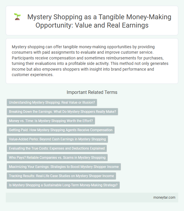 Mystery Shopping as a Tangible Money-Making Opportunity: Value and Real Earnings