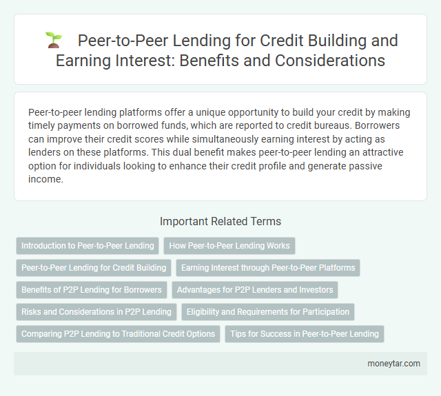 Peer-to-Peer Lending for Credit Building and Earning Interest: Benefits and Considerations