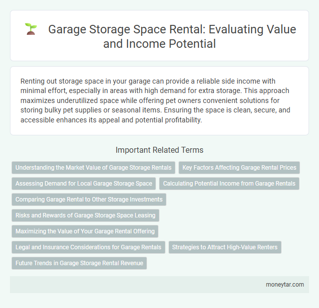 Garage Storage Space Rental: Evaluating Value and Income Potential