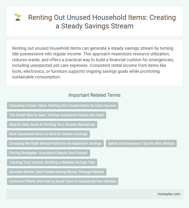 Renting Out Unused Household Items: Creating a Steady Savings Stream