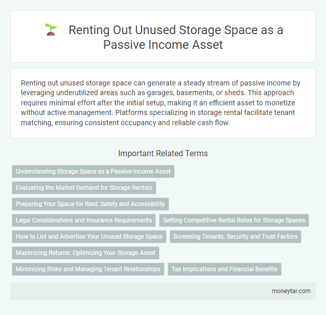 Renting Out Unused Storage Space as a Passive Income Asset