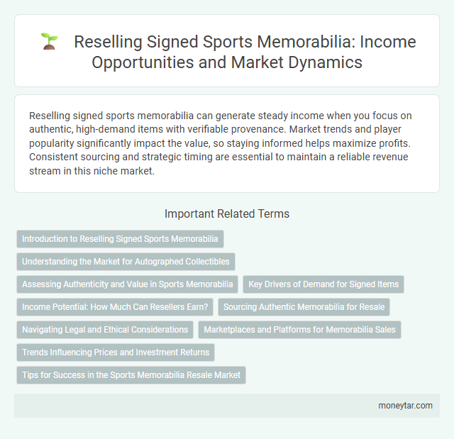 Reselling Signed Sports Memorabilia: Income Opportunities and Market Dynamics