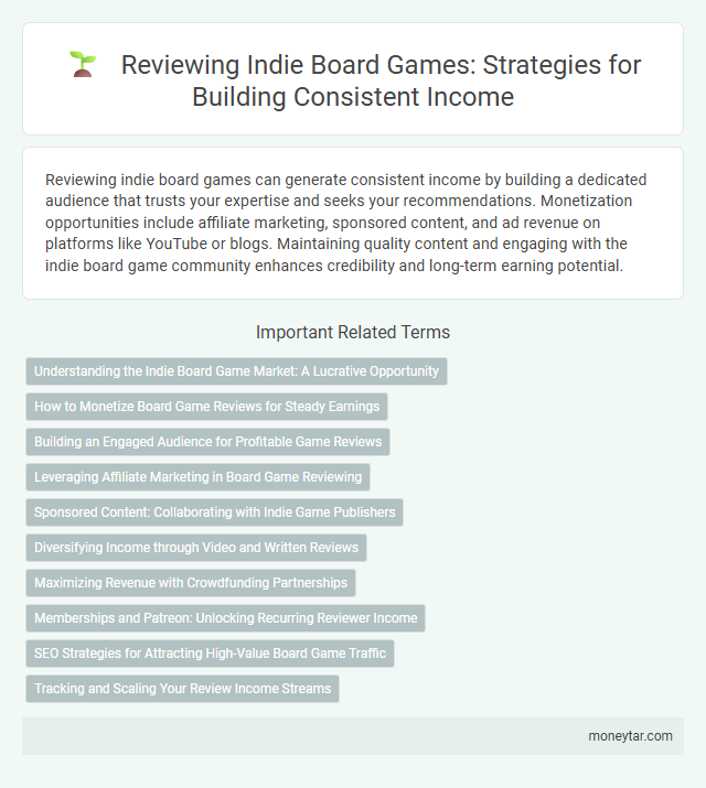 Reviewing Indie Board Games: Strategies for Building Consistent Income