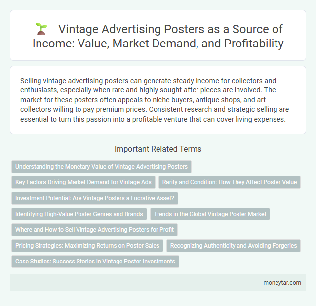 Vintage Advertising Posters as a Source of Income: Value, Market Demand, and Profitability