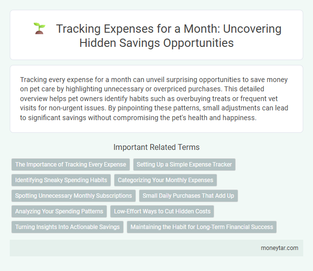 Tracking Expenses for a Month: Uncovering Hidden Savings Opportunities