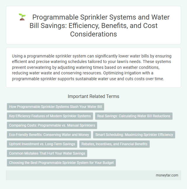 Programmable Sprinkler Systems and Water Bill Savings: Efficiency, Benefits, and Cost Considerations