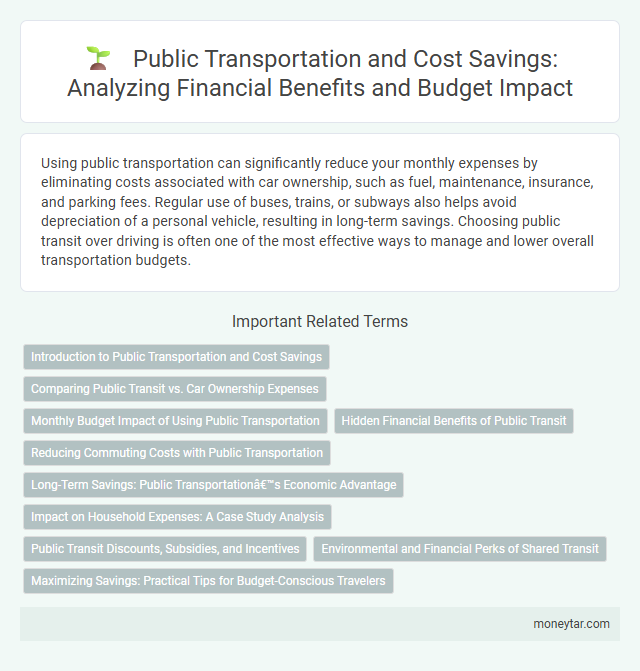Public Transportation and Cost Savings: Analyzing Financial Benefits and Budget Impact
