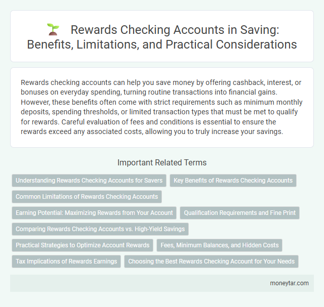Rewards Checking Accounts in Saving: Benefits, Limitations, and Practical Considerations