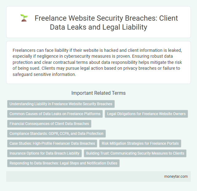 Freelance Website Security Breaches: Client Data Leaks and Legal Liability