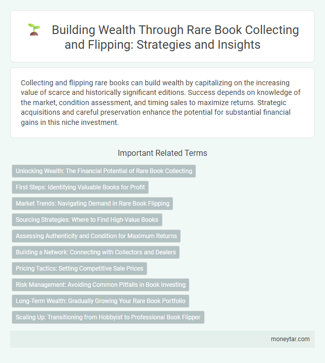 Building Wealth Through Rare Book Collecting and Flipping: Strategies and Insights