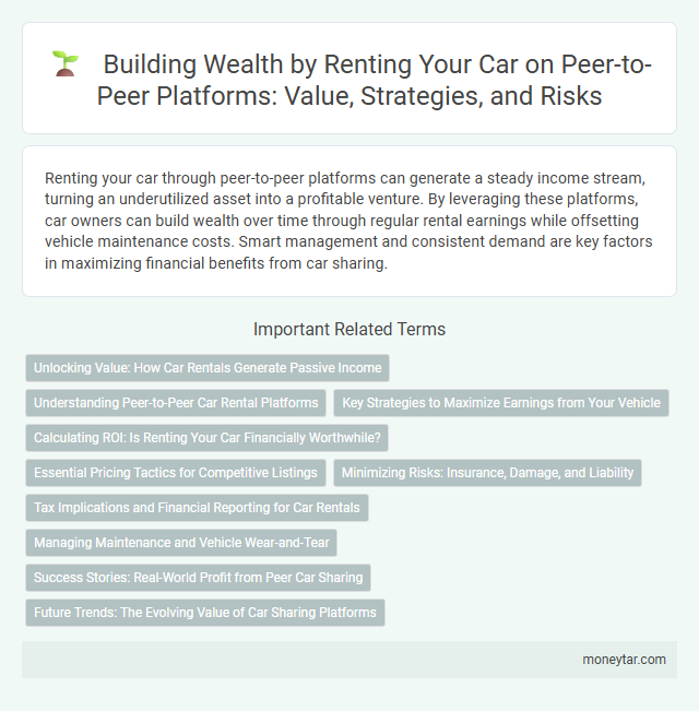 Building Wealth by Renting Your Car on Peer-to-Peer Platforms: Value, Strategies, and Risks