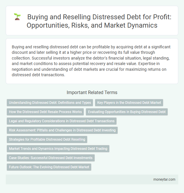 Buying and Reselling Distressed Debt for Profit: Opportunities, Risks, and Market Dynamics