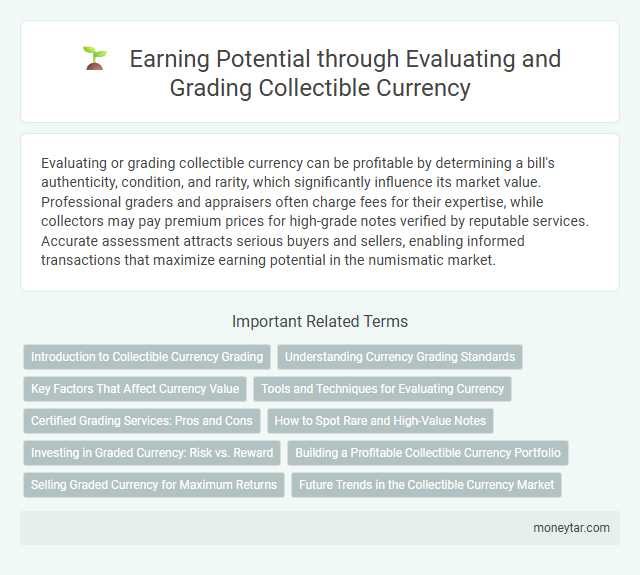 Earning Potential through Evaluating and Grading Collectible Currency